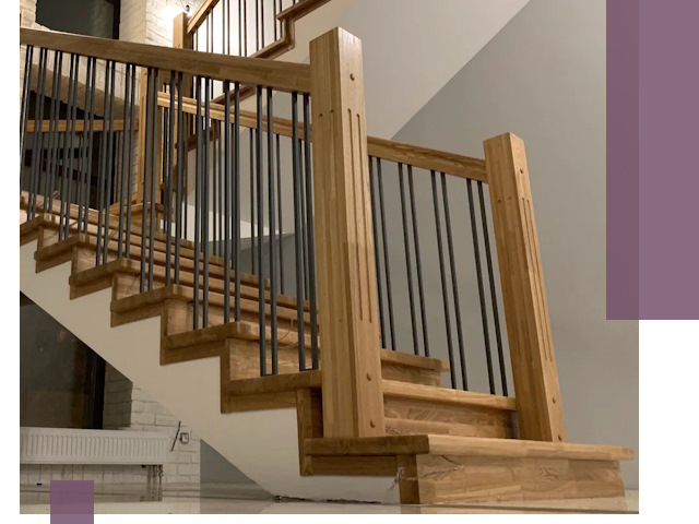 Реставрация деревянных и металлических лестниц в Муре
