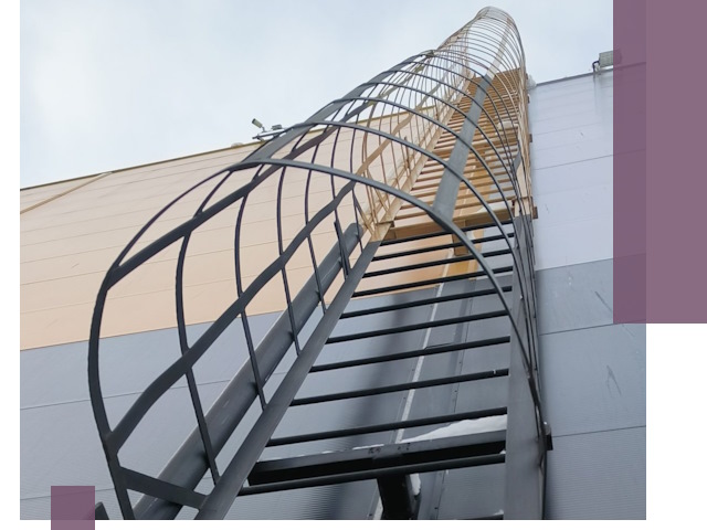 Изготовление и монтаж пожарных лестниц в Муре профессионально