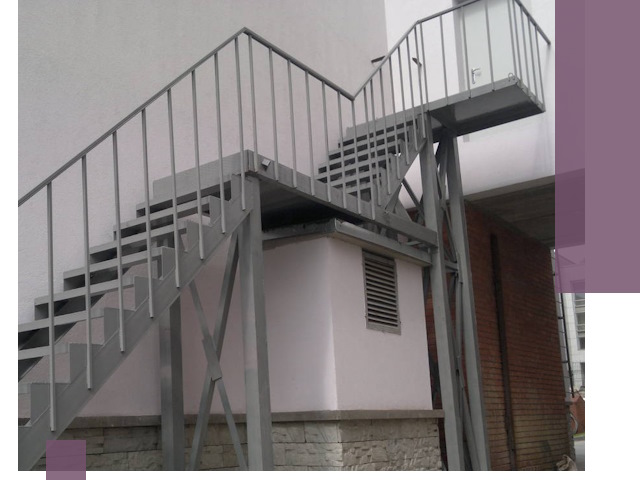 Монтаж пожарных лестниц под ключ в Муре с гарантией качества