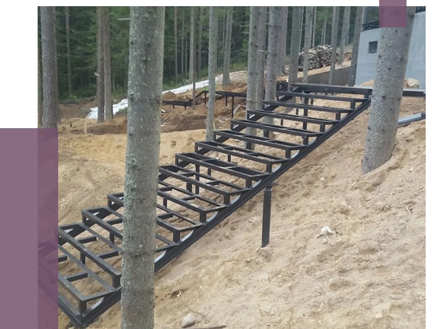 Монтаж металлических лестниц в Муре от 13528 руб. 