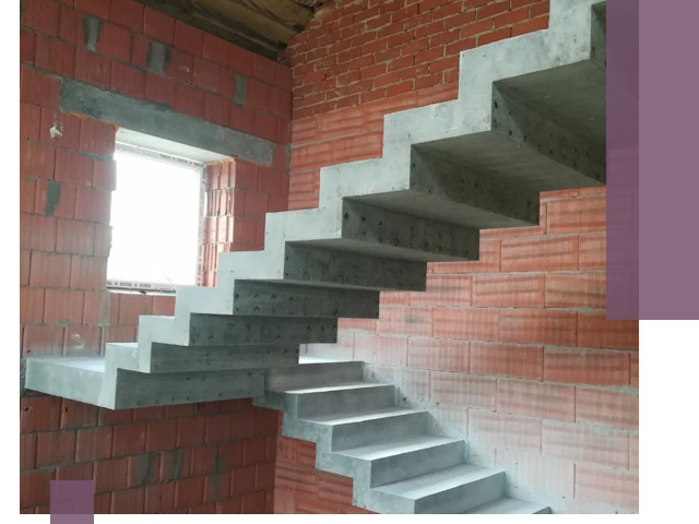 Бетонные лестницы под ключ в Муре: монтаж, демонтаж, ремонт