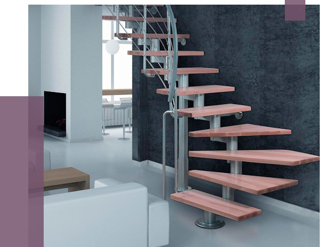 Модульные лестницы в Муре от 16847 руб. — купить в ПРОЛЁТ-Мум