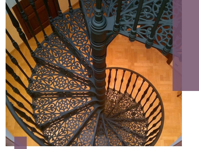 Винтовые лестницы под ключ в Муре: производство и монтаж