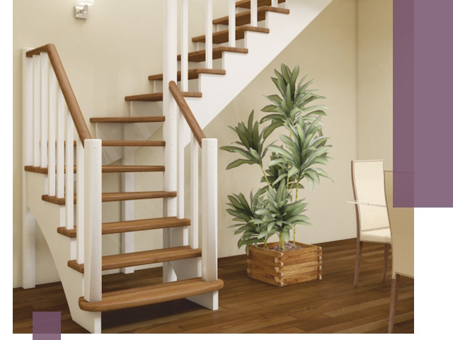 Г-образные лестницы под ключ в Муре — изготовление и монтаж