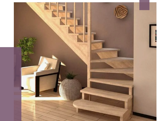 Изготовление Г-образных лестниц в Муре от 18889 руб. 