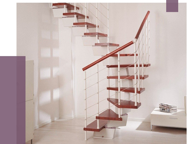 Изготовление лестниц на больцах в Муре от 9700 руб. | ПРОЛЁТ-Мум