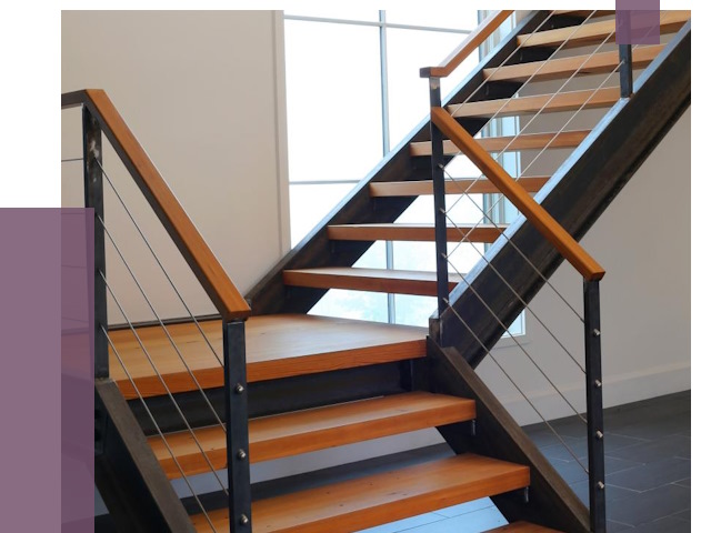 Изготовление лестниц на металлокаркасе в Муре от 18889 руб. | ПРОЛЁТ-Мум