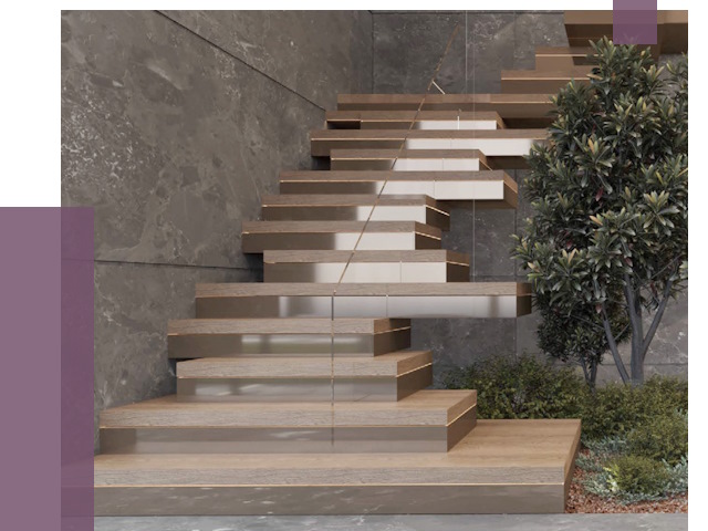 Современные лестницы в Муре от 13784 руб. | ПРОЛЁТ-Мум