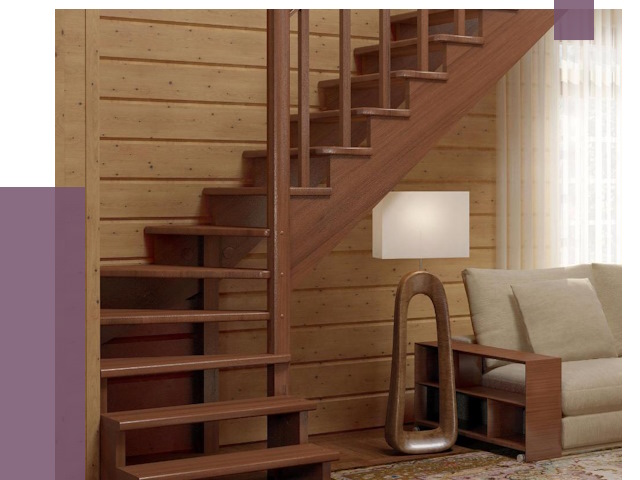 Лестницы эконом класса в Муре от 18225 руб. бюджетные решения