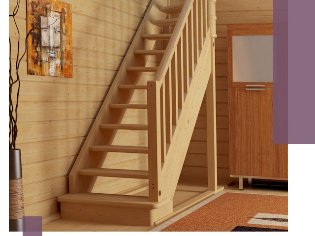 Лестницы эконом класса под ключ в Муре — недорого и быстро