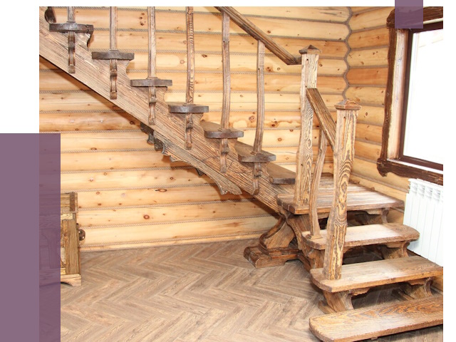 Лестницы в баню в Муре от 19093 руб. — изготовление | ПРОЛЁТ-Мум