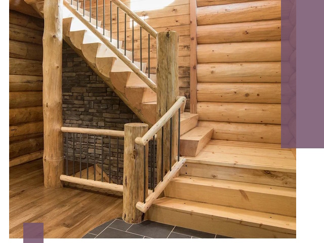 Лестницы в баню под заказ и профессиональный монтаж в Муре