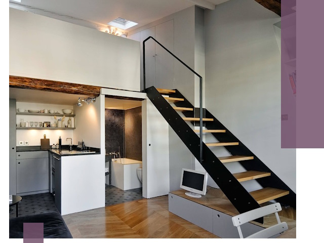 Лестницы на антресоль под ключ в Муре — изготовление и монтаж