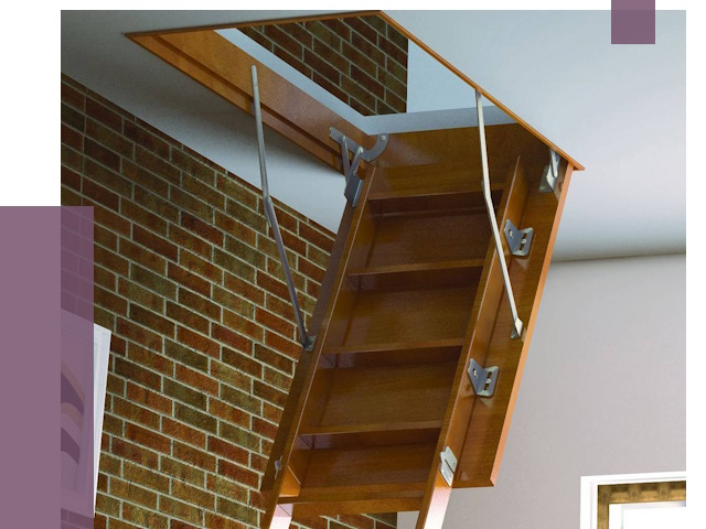 Установка чердачной лестницы в Муре от 7811 руб. | ПРОЛЁТ-Мум