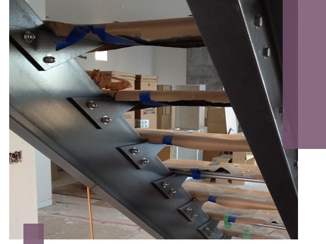 Усиление лестничных конструкций и усиление опор в Муре