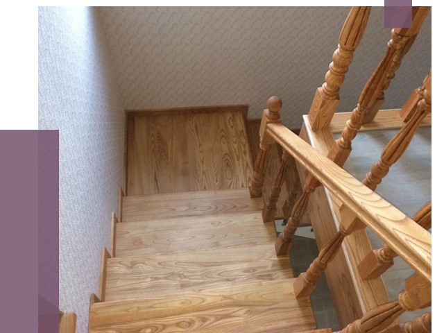 Сосновые лестницы в Муре под ключ от 8066 руб.  | ПРОЛЁТ-Мум