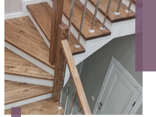 Обшивка металлических лестниц под ключ в Муре