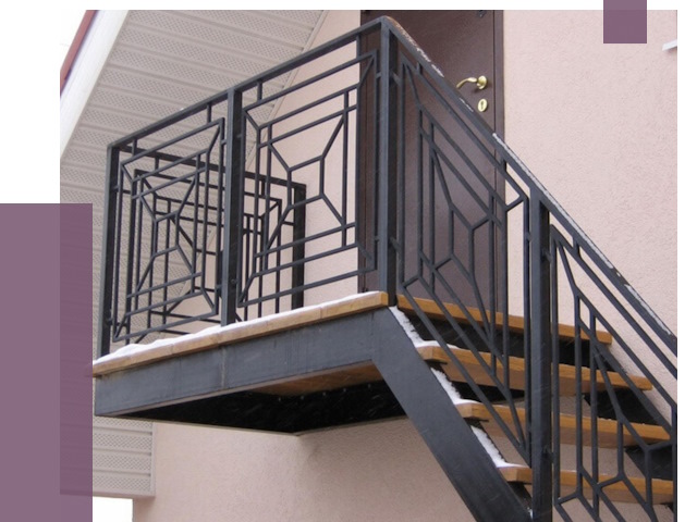 Металлические перила в Муре от 4288 руб.  | ПРОЛЁТ-Мум