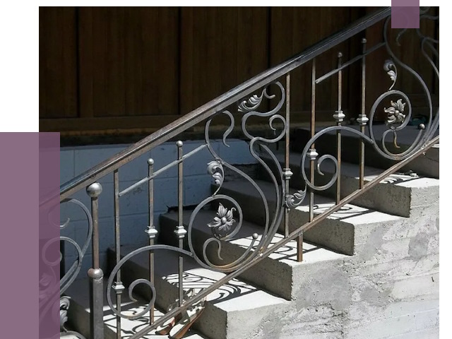 Кованые перила в Муре от 8679 руб. под ключ — качество от ПРОЛЁТ-Мум