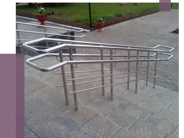 Перила для инвалидов в Муре от 7576 руб. под ключ | ПРОЛЁТ-Мум