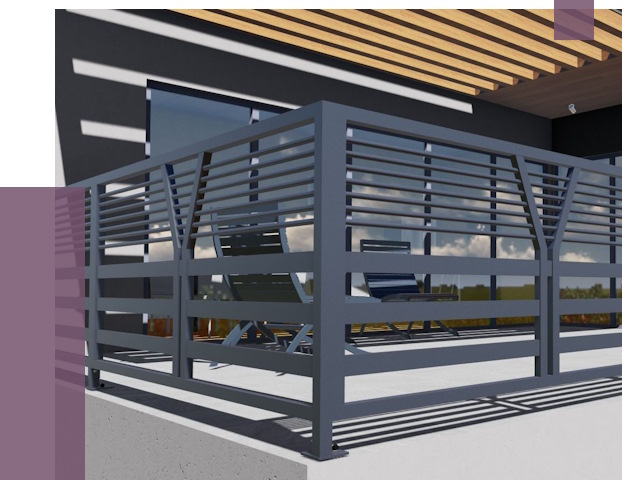 Изготовление балконных ограждений в Муре от 10721 руб. | ПРОЛЁТ-Мум