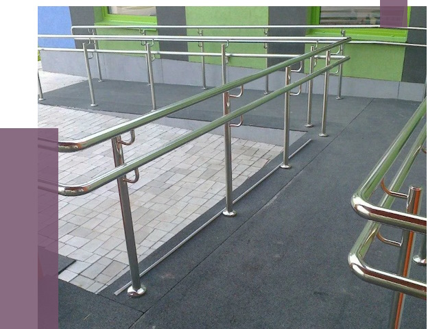 Ограждения пандусов в Муре от 4339 руб. монтаж | ПРОЛЁТ-Мум