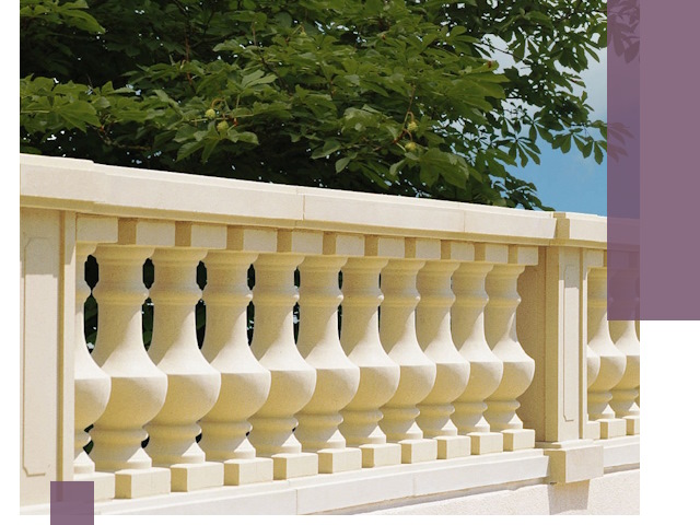 Установка балюстрады в Муре: изготовление и монтаж под ключ