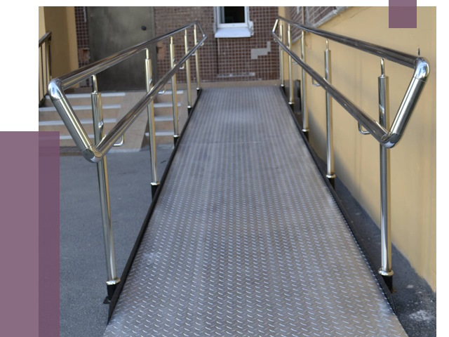 Пандусы в Муре от 12252 руб. — установка для инвалидов | ПРОЛЁТ-Мум