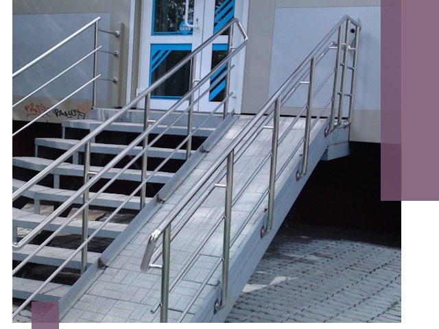 Пандус на крыльцо под ключ в Муре: монтаж и изготовление