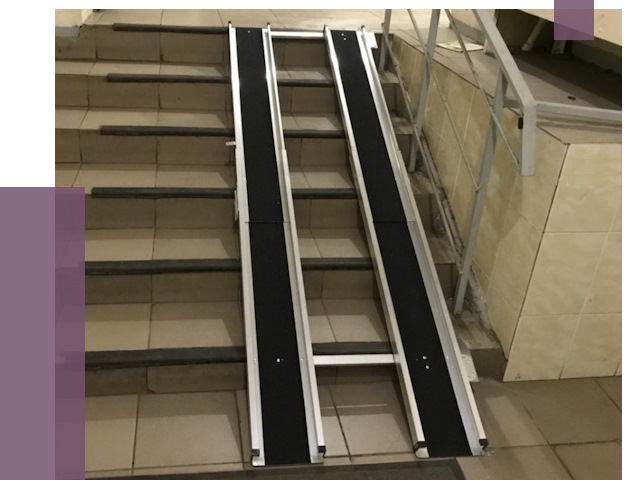 Установка пандуса в подъезд в Муре от 7964 руб. под ключ | ПРОЛЁТ-Мум