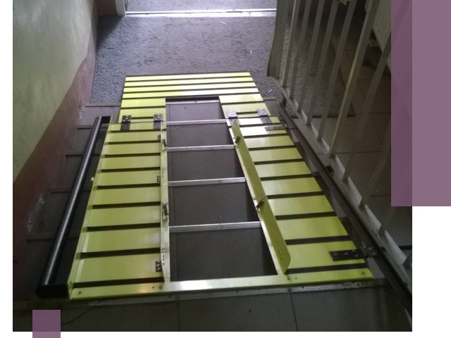 Профессиональный монтаж пандуса в подъезд в Муре