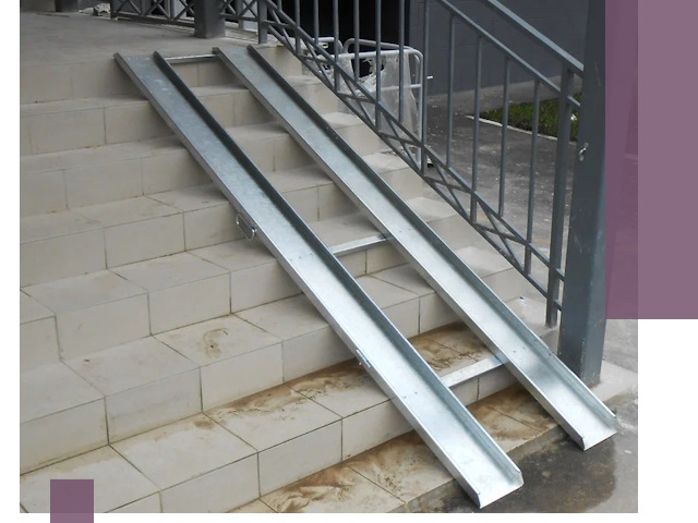 Пандусы для детских колясок в Муре: изготовление и монтаж