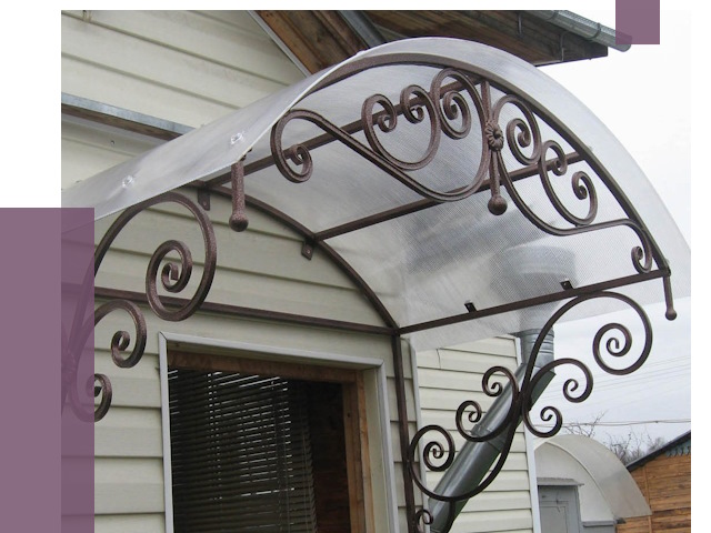 Изготовление козырьков в Муре от 7351 руб. — заказать | ПРОЛЁТ-Мум