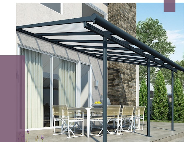 Навесы пристенные в Муре от 9087 руб. — монтаж и установка | ПРОЛЁТ-Мум