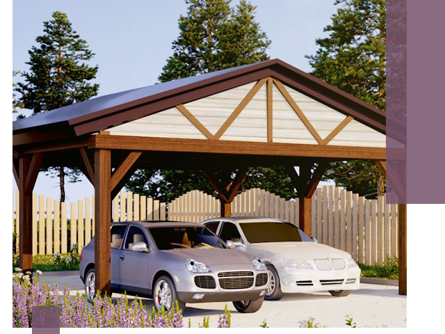 Навесы для автомобиля в Муре — изготовление и монтаж
