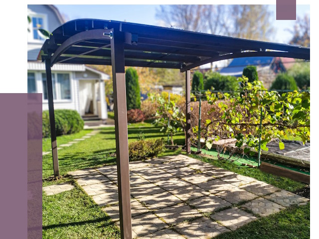 Навесы для дачи в Муре от 12711 руб. под ключ — ПРОЛЁТ-Мум