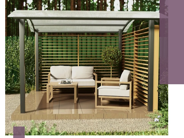 Навесы для дачи в Муре: изготовление, монтаж и демонтаж