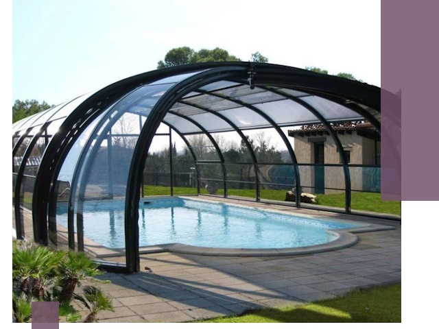 Навесы для бассейна в Муре: изготовление и монтаж под ключ