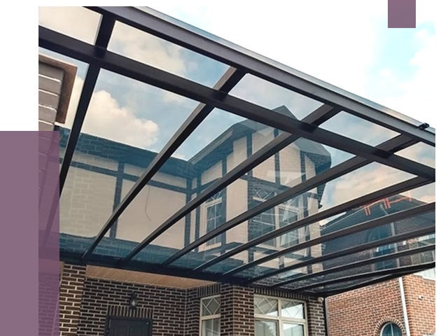 Навесы из поликарбоната в Муре от 8597 руб. под ключ — ПРОЛЁТ-Мум