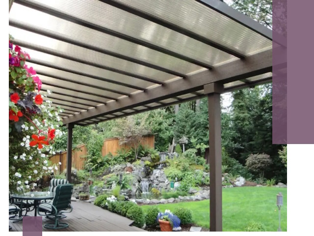 Навесы из поликарбоната под ключ в Муре быстро и надёжно