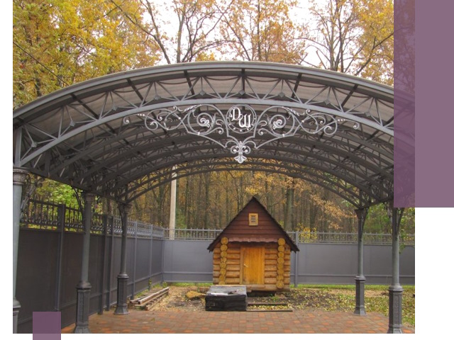 Кованые навесы премиум-класса под заказ в Муре