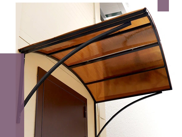 Недорогие козырьки в Муре от 7576 руб.  | ПРОЛЁТ-Мум