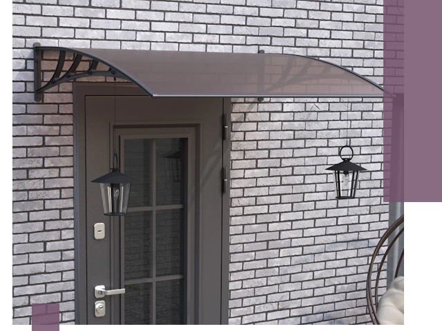 Недорогие козырьки и навесы под ключ в Муре