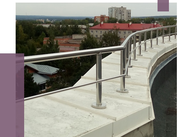 Парапеты и ограждения кровли в Муре от 4952 руб.