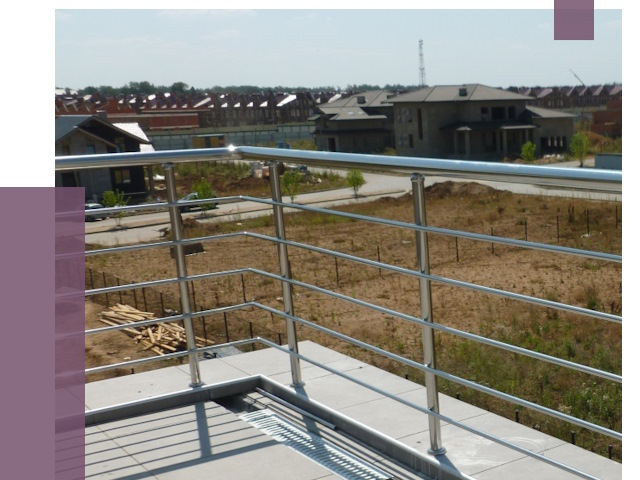 Парапеты из нержавеющей стали в Муре от 7964 руб. за м² | ПРОЛЁТ-Мум