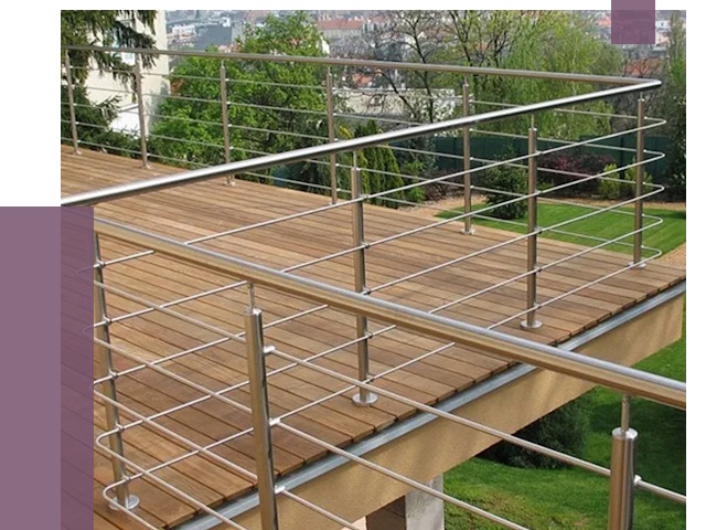 Алюминиевые парапеты в Муре под ключ от 7760 руб. 