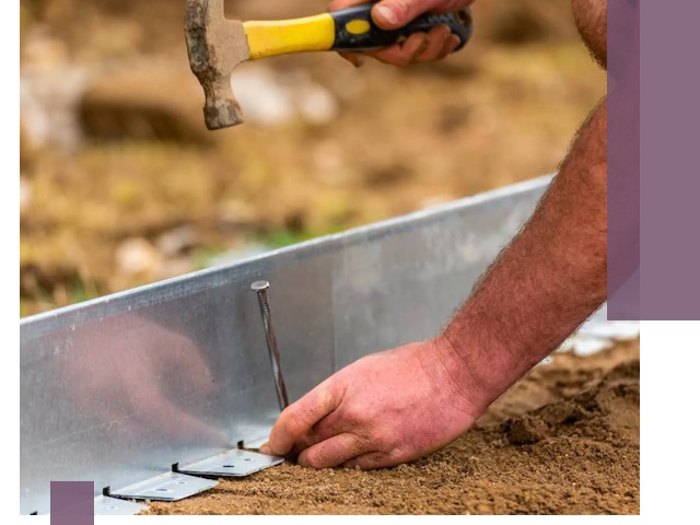 Монтаж металлических бордюров в Муре быстро и качественно