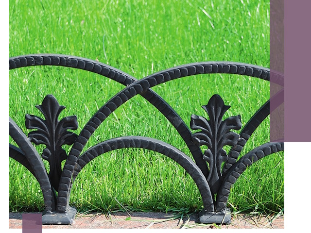 Декоративные металлические бордюры под ключ в Муре