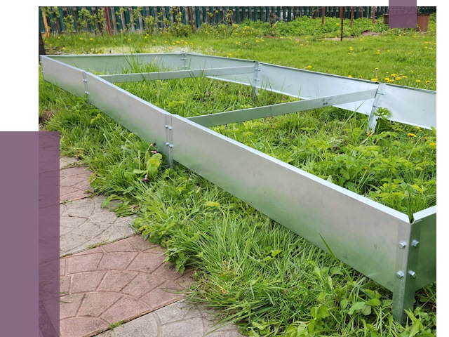 Металлические бордюры для грядок в Муре от 1787 руб. 