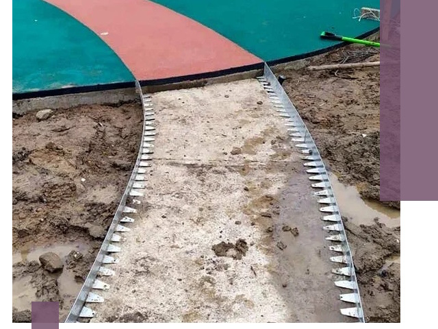 Металлические бордюры для дорожек в Муре — монтаж и изготовление